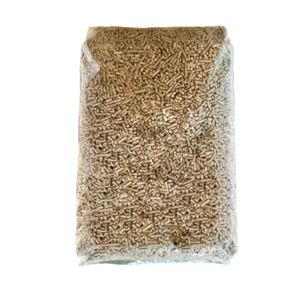 Hartholz Pellets 6 mm 100% Eiche, 1020 kg Palette mit 68 Säcken zum Heizen